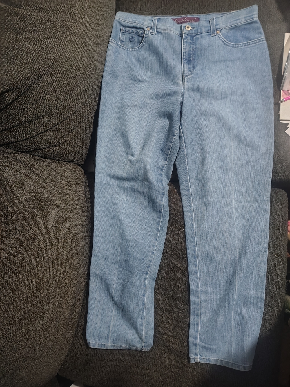 Gloria Vanderbilt Light Blue Straight Leg Jeans